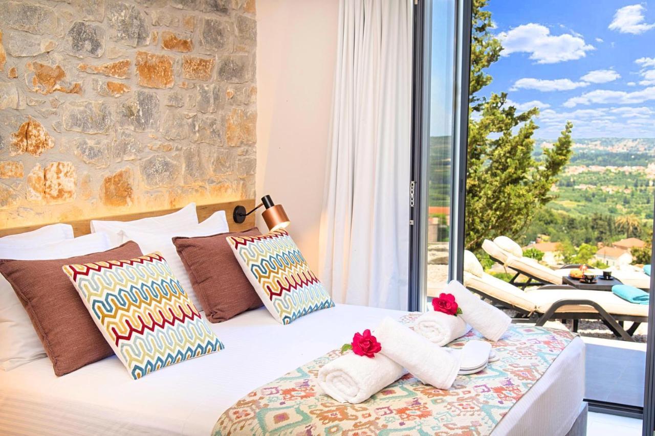 Villa Vardis Heated Pool Vryses Экстерьер фото